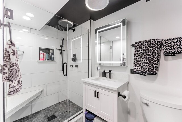 2610 N Major Ave, Chicago, IL 60639 - full bath featuring vanity and a stall shower