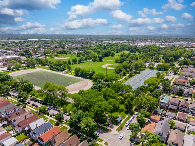 2610 N Major Ave, Chicago, IL 60639 - aerial view of residential area with a tree filled landscape