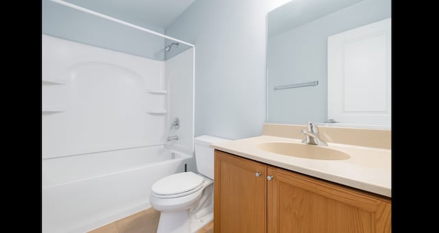 1420 Broadway St Unit 1420, Blue Island, IL 60406 - bathroom featuring vanity, tub / shower combination, and tile patterned flooring