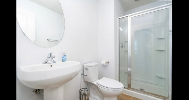 1420 Broadway St Unit 1420, Blue Island, IL 60406 - full bathroom featuring a stall shower and tile patterned flooring