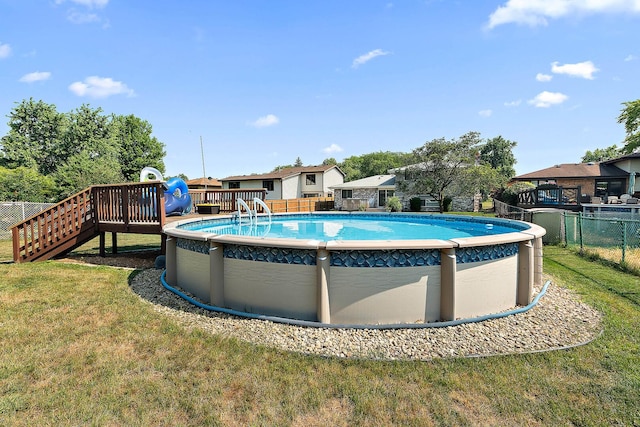 5551 143rd St, Midlothian, IL 60445 - view of swimming pool with a residential view
