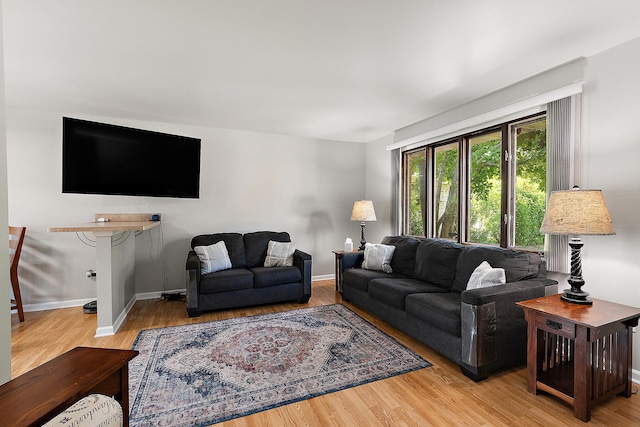 5551 143rd St, Midlothian, IL 60445 - living area with light wood-type flooring and baseboards