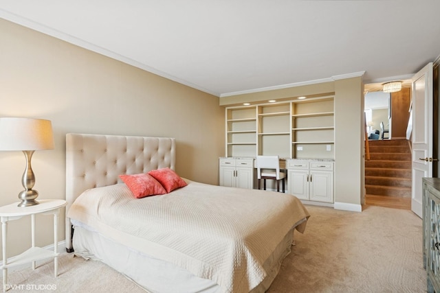 1500 Sheridan Rd Unit 7G, Wilmette, IL 60091 - bedroom featuring ornamental molding and light colored carpet