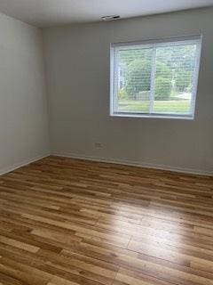 1486 Stonebridge Cir Unit A3, Wheaton, IL 60189 - spare room with healthy amount of natural light and wood finished floors