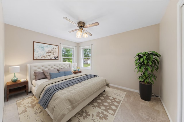 200 Eastwood Ct, Port Barrington, IL 60010 - bedroom featuring light carpet and ceiling fan