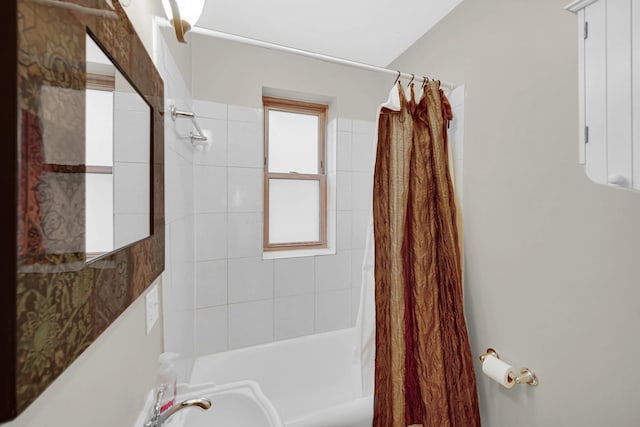 10911 S Longwood Dr Unit 2, Chicago, IL 60643 - full bathroom featuring shower / bath combo with shower curtain
