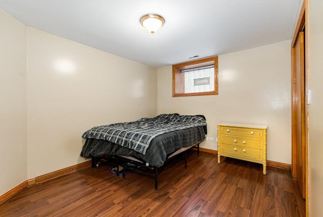 4744 S Prairie Ave Unit 1A, Chicago, IL 60615 - bedroom with wood finished floors and baseboards