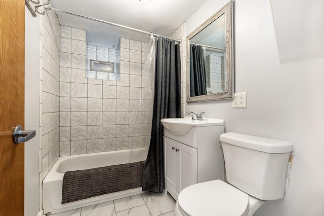 4744 S Prairie Ave Unit 1A, Chicago, IL 60615 - full bathroom with marble finish floors, shower / tub combo, and vanity