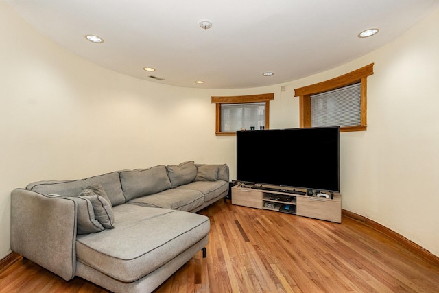 4744 S Prairie Ave Unit 1A, Chicago, IL 60615 - living room with recessed lighting and light wood finished floors