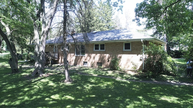 7942 Tennessee Ave, Willowbrook, IL 60527 - rear view of property with brick siding