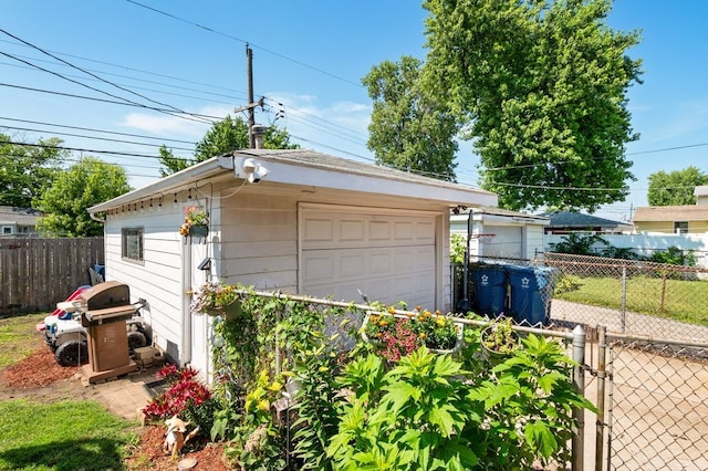 8882 S Main St, Hometown, IL 60456 - view of detached garage