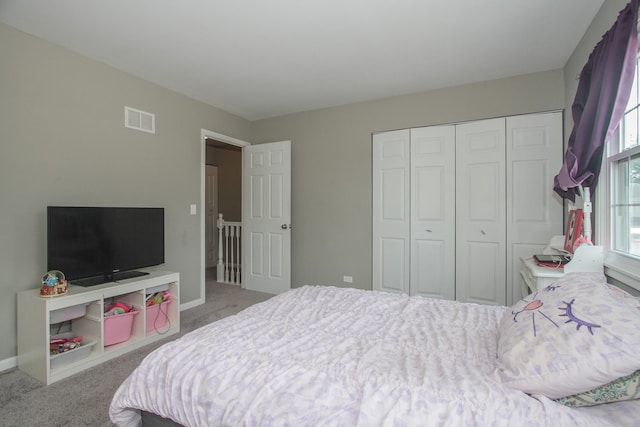 446 Northampton Ln, Roselle, IL 60172 - bedroom featuring carpet flooring and a closet