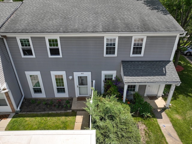 446 Northampton Ln, Roselle, IL 60172 - view of front of home featuring a shingled roof