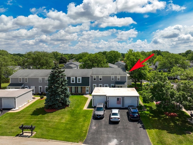 446 Northampton Ln, Roselle, IL 60172 - drone / aerial view
