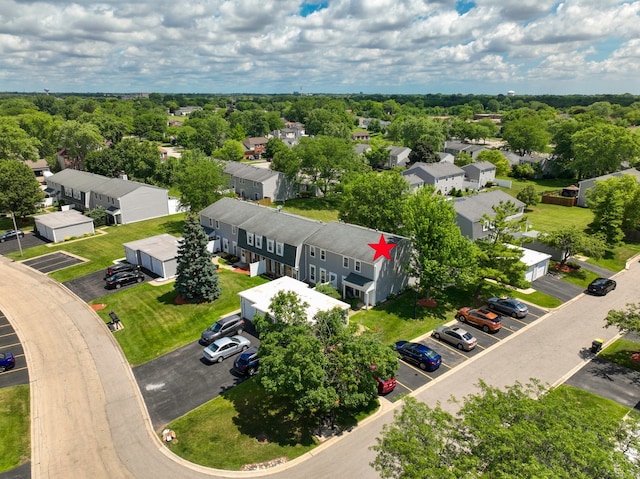 446 Northampton Ln, Roselle, IL 60172 - aerial perspective of suburban area