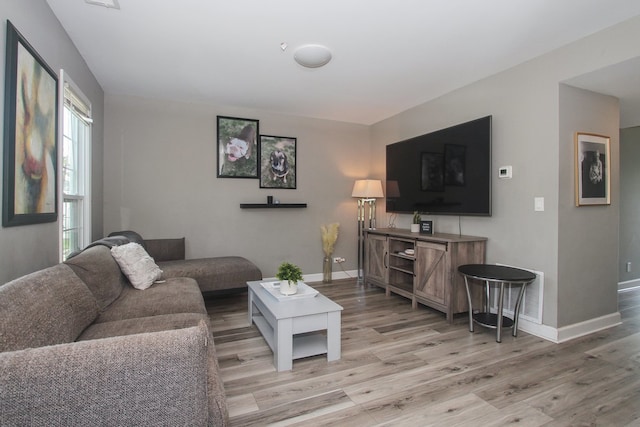 446 Northampton Ln, Roselle, IL 60172 - living room featuring wood finished floors