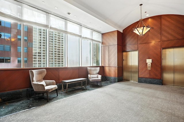 100 E Huron St Unit 2301, Chicago, IL 60611 - community lobby with wood walls