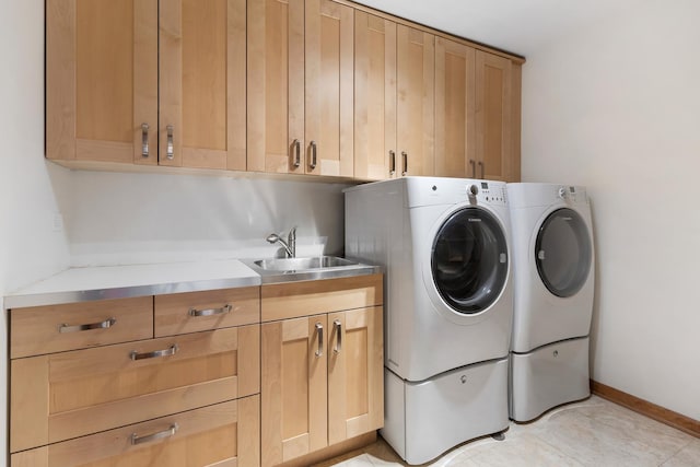 775 Harmon Blvd, Hoffman Estates, IL 60169 - laundry room featuring cabinet space and independent washer and dryer