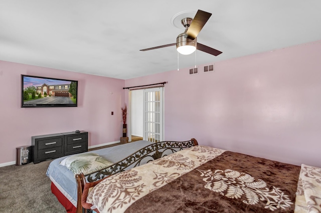 22600 W Reserve Cir, Plainfield, IL 60544 - bedroom with carpet floors and ceiling fan