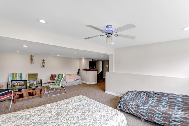 22600 W Reserve Cir, Plainfield, IL 60544 - carpeted bedroom with recessed lighting and baseboards
