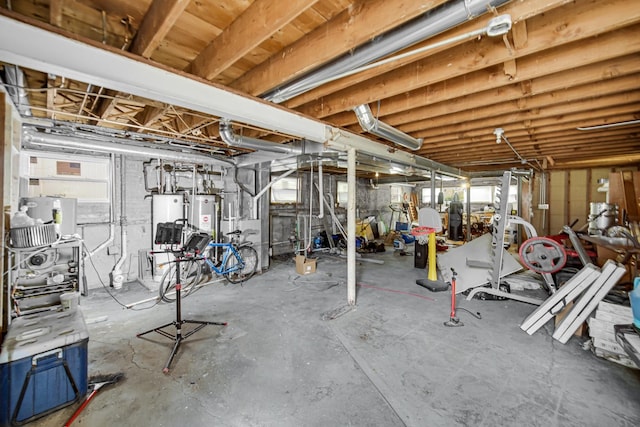 5567 W Gladys Ave, Chicago, IL 60644 - basement featuring water heater
