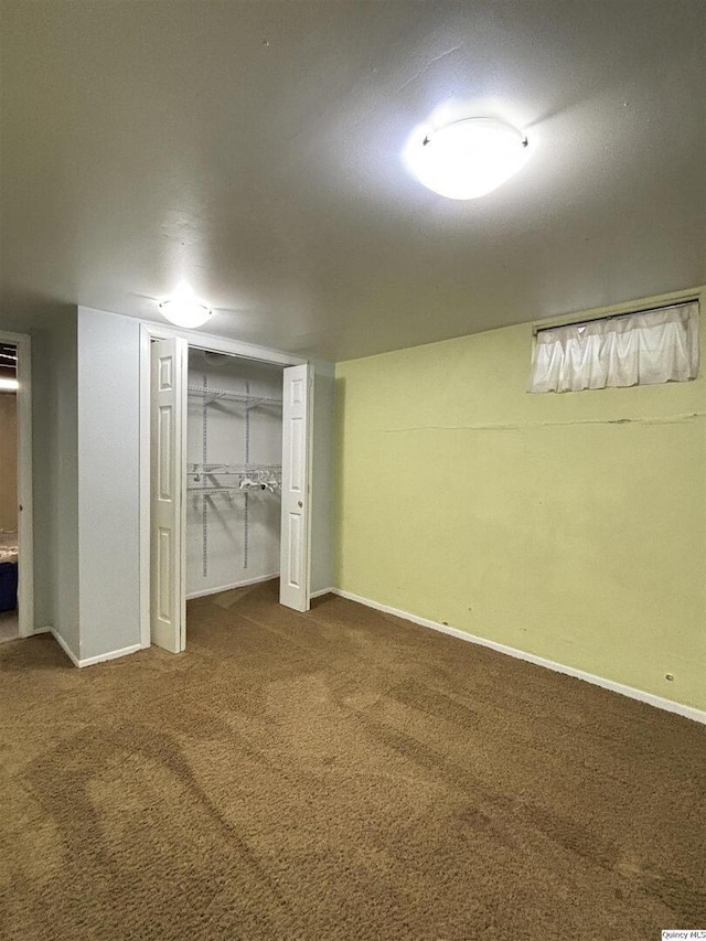 802 W Main St, La Harpe, IL 61450 - finished below grade area with carpet and baseboards
