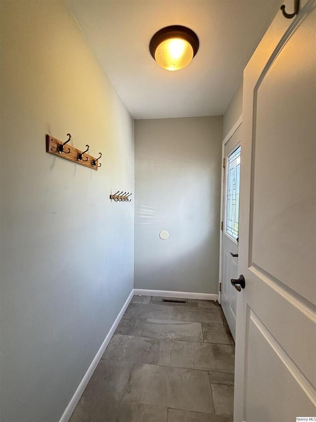 802 W Main St, La Harpe, IL 61450 - doorway featuring baseboards