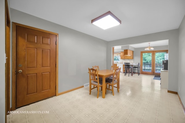 506 S 5th St, Malta, IL 60150 - dining area with baseboards and light floors
