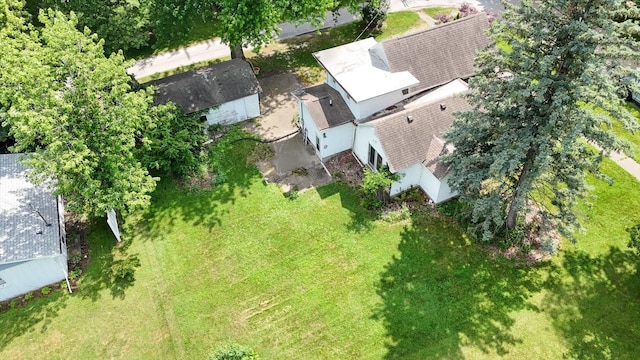 519 S 4th St, Fairbury, IL 61739 - aerial view of property and surrounding area