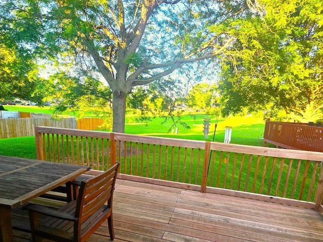 7559 Kingsbury Dr, Hanover Park, IL 60133 - view of wooden terrace
