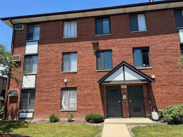 291 Gregory St Unit 6, Aurora, IL 60504 - view of front of property with brick siding
