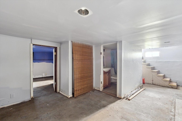 1304 E 4th St, Sterling, IL 61081 - below grade area featuring stairway