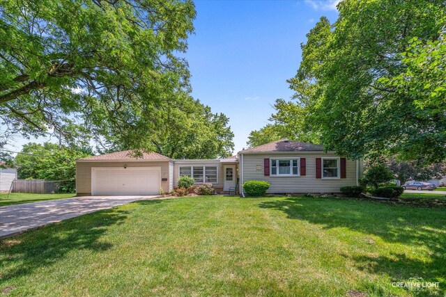 393 Lakelawn Blvd, Aurora, IL 60506 - single story home with a garage and concrete driveway