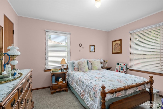 393 Lakelawn Blvd, Aurora, IL 60506 - bedroom with light carpet and ornamental molding