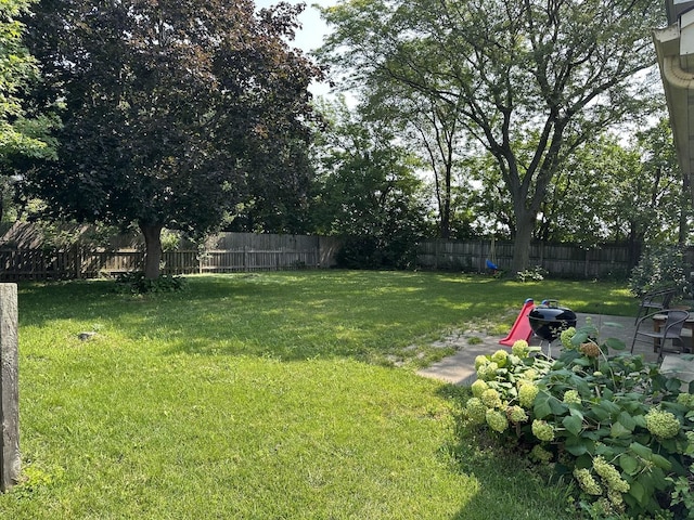 1970 Division St, Saint Charles, IL 60174 - fenced backyard with a patio