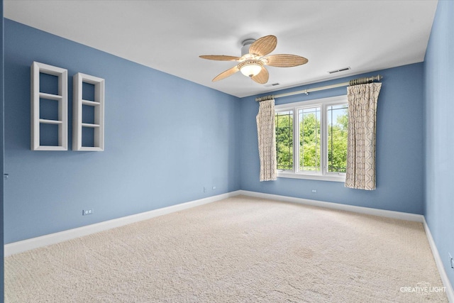 1112 Saratoga Ct, Naperville, IL 60564 - unfurnished room featuring a ceiling fan and carpet floors