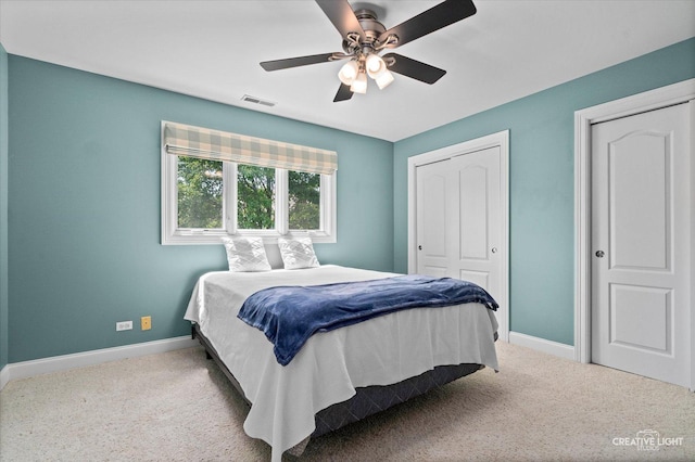 1112 Saratoga Ct, Naperville, IL 60564 - bedroom with carpet and ceiling fan