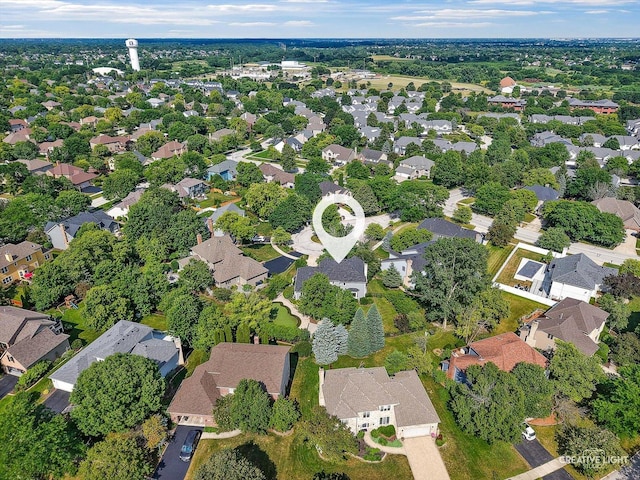 1112 Saratoga Ct, Naperville, IL 60564 - aerial perspective of suburban area