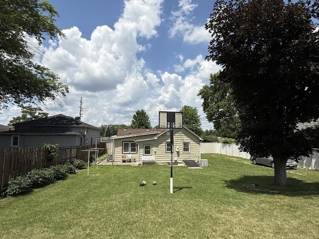 15970 New Ave, Lemont, IL 60439 - back of property featuring a fenced backyard and entry steps