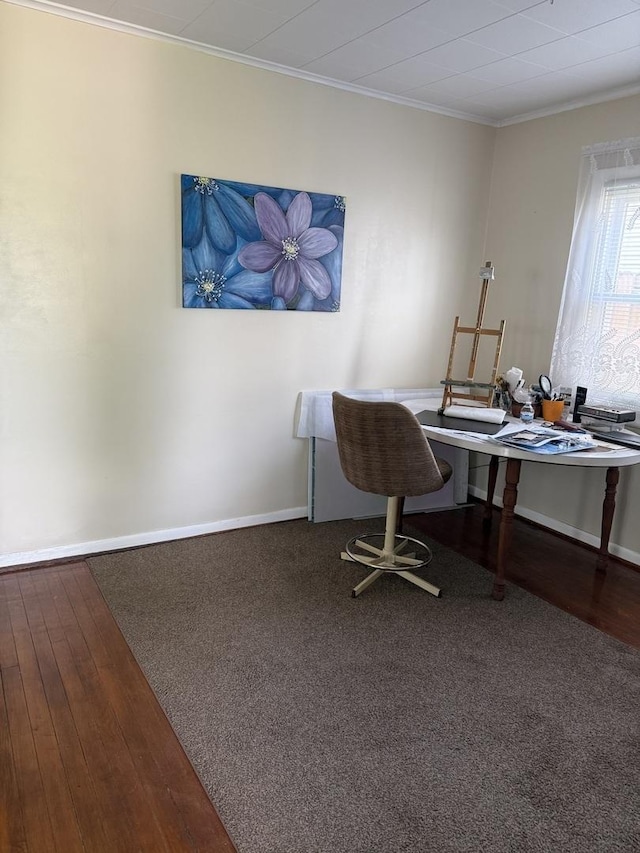 15970 New Ave, Lemont, IL 60439 - office space with ornamental molding, wood finished floors, and carpet