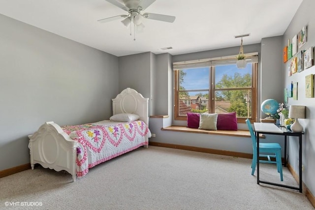 366 W Eggleston Ave, Elmhurst, IL 60126 - bedroom with carpet floors and ceiling fan