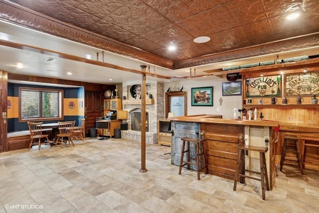 366 W Eggleston Ave, Elmhurst, IL 60126 - indoor bar with an ornate ceiling