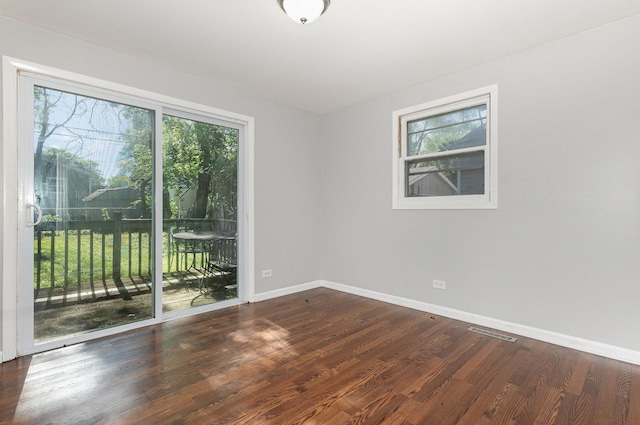 213 Brierhill Dr, Round Lake Park, IL 60073 - empty room with wood finished floors