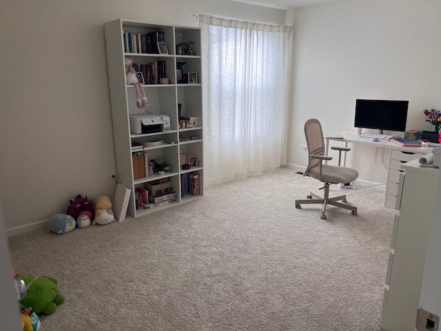 12490 Rossaveal Way, Lemont, IL 60439 - office area with carpet floors and baseboards