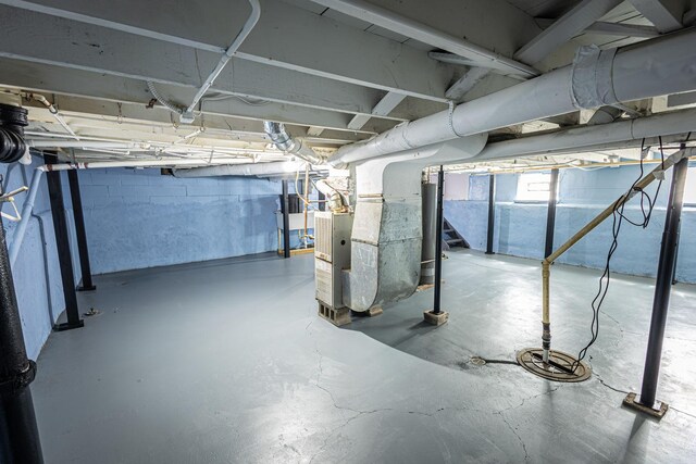 684 S Gordon Ave, Kankakee, IL 60901 - basement featuring heating unit