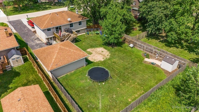 26 W Pine Ave, Cortland, IL 60112 - view from above of property