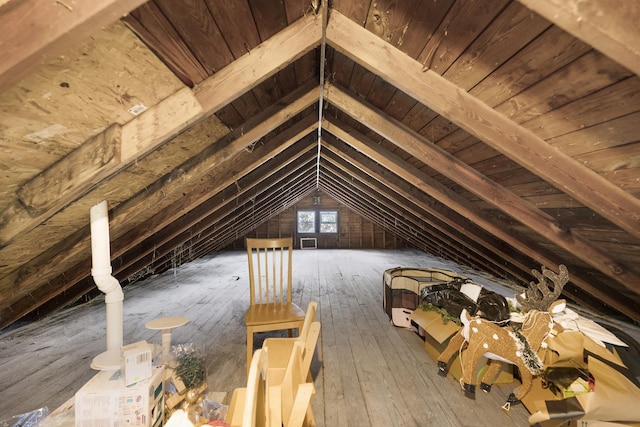 1030 Spruce St, Aurora, IL 60506 - view of unfinished attic