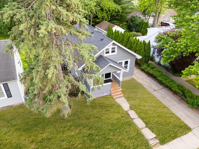 1030 Spruce St, Aurora, IL 60506 - aerial view of property and surrounding area