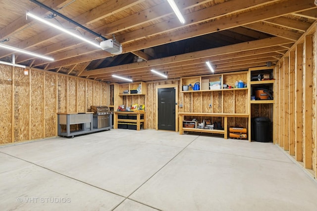 6848 N Oriole Ave, Chicago, IL 60631 - garage with a garage door opener