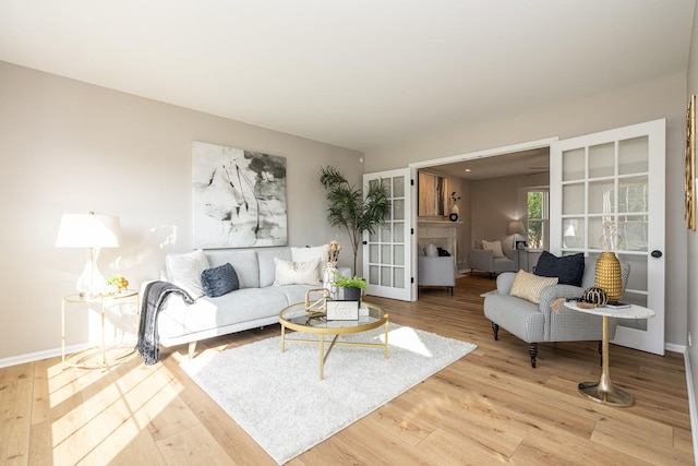 25030 Round Barn Rd, Plainfield, IL 60585 - living area with light wood-style flooring and baseboards